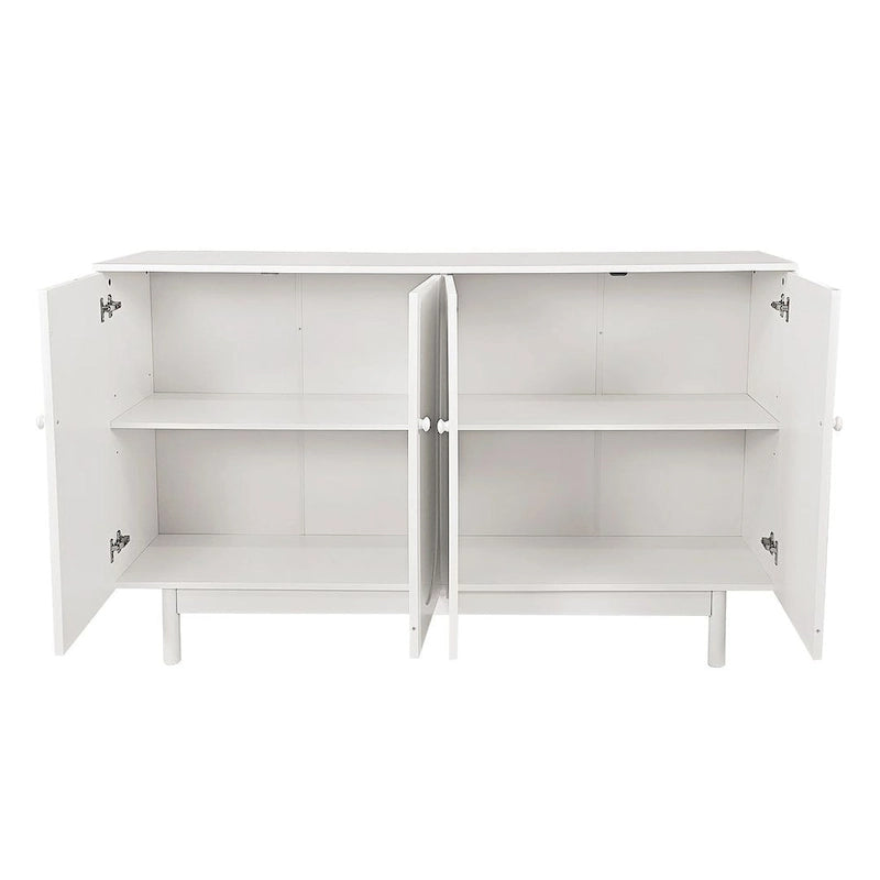 4-Door Storage Cabinet Buffet Sideboard