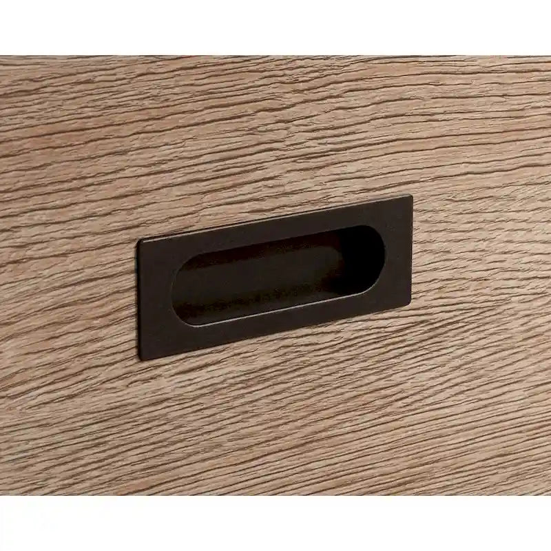 Sliding-Door Filing Bookcase in Brushed Oak