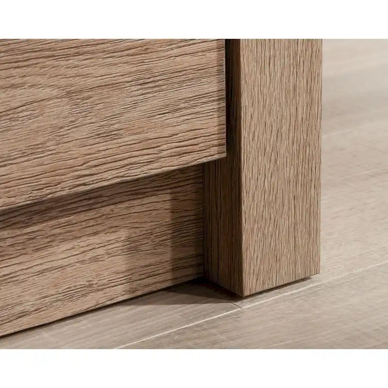 Sliding-Door Filing Bookcase in Brushed Oak