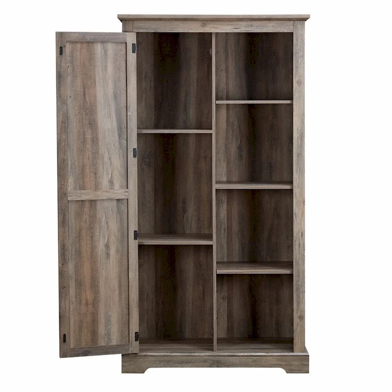 Tall Barn Door Storage Cabinet