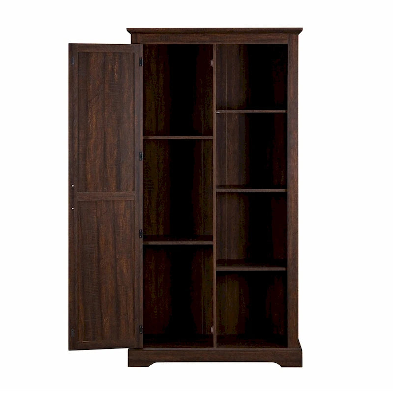 Tall Barn Door Storage Cabinet