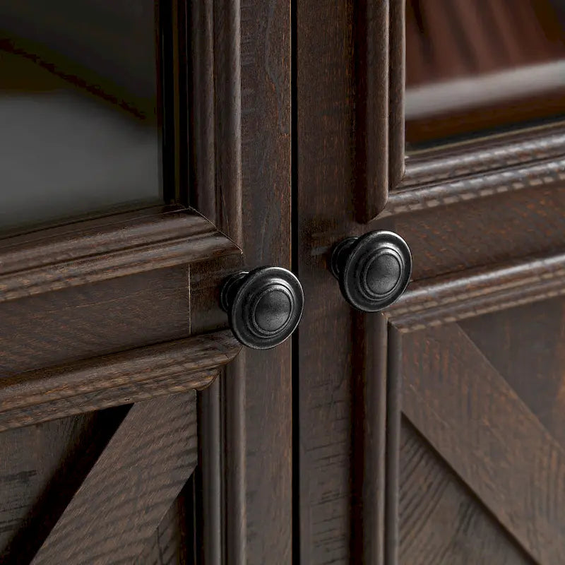 Two-Door Glass Storage Cabinet