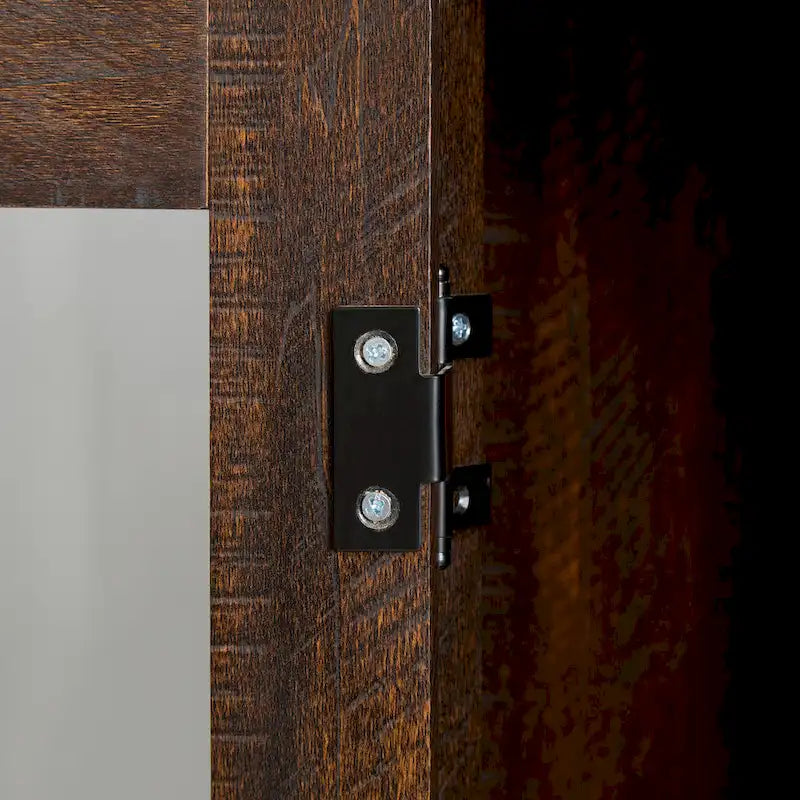 Two-Door Glass Storage Cabinet