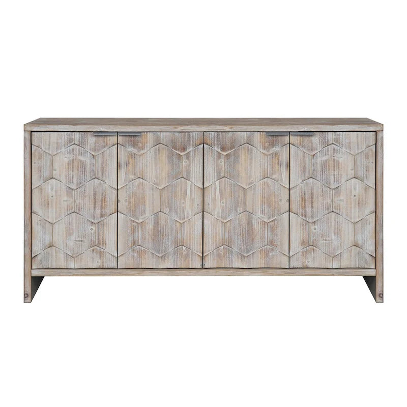Accent Cabinet Farmhouse Style Wooden Cabinet Sideboard Buffet