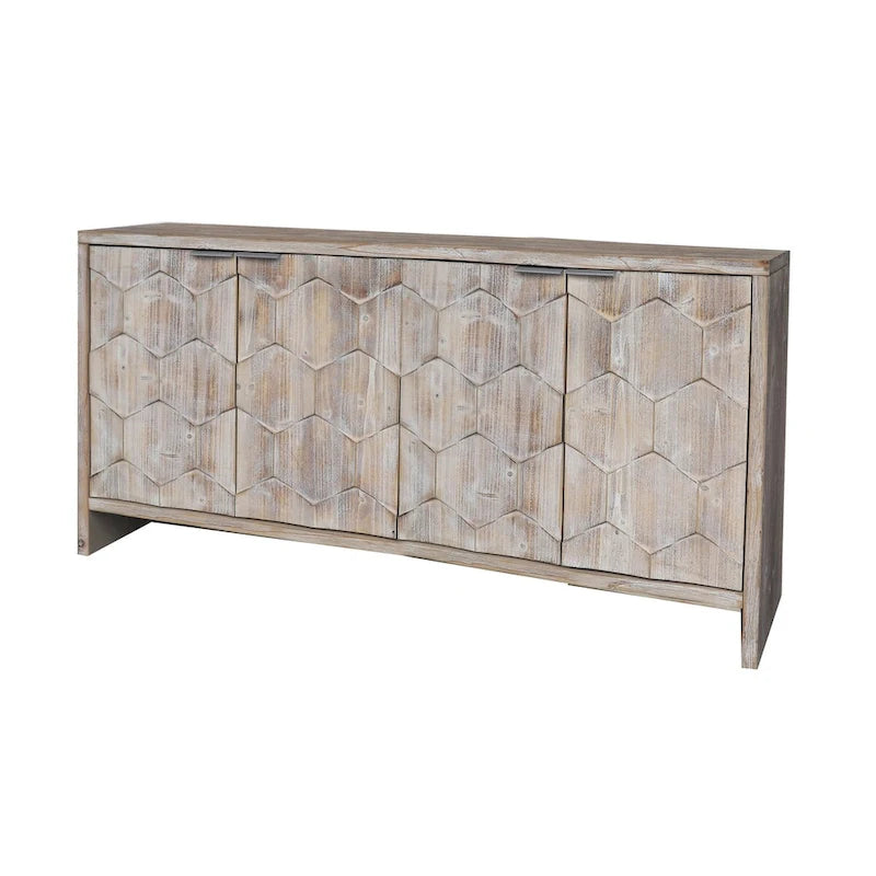 Accent Cabinet Farmhouse Style Wooden Cabinet Sideboard Buffet