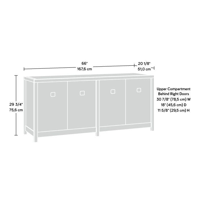 Office Credenza with File Storage