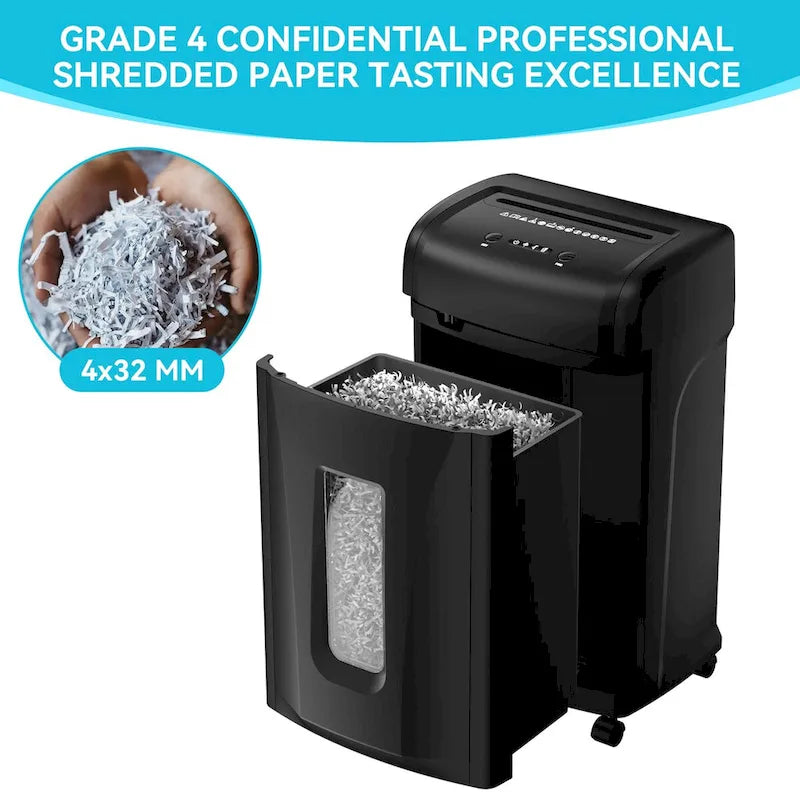 Heavy-Duty Cross-Cut Paper Shredder, 22-Sheet Capacity