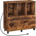 Mobile Filing Cabinet with Charging Station