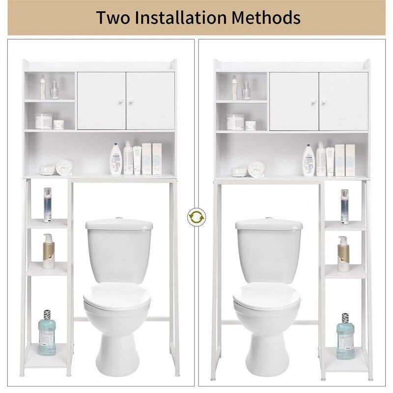 Over-the-Toilet Storage Cabinet, 11.81D x 31.5W x 61.4H