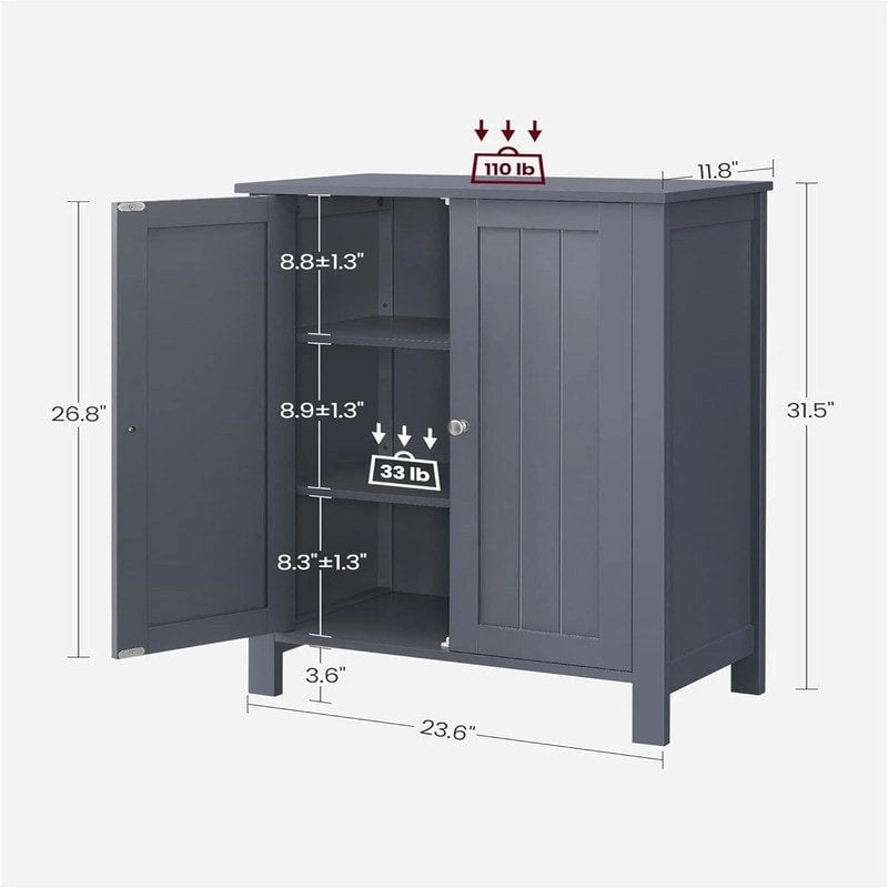 Bathroom Floor Storage Cabinet