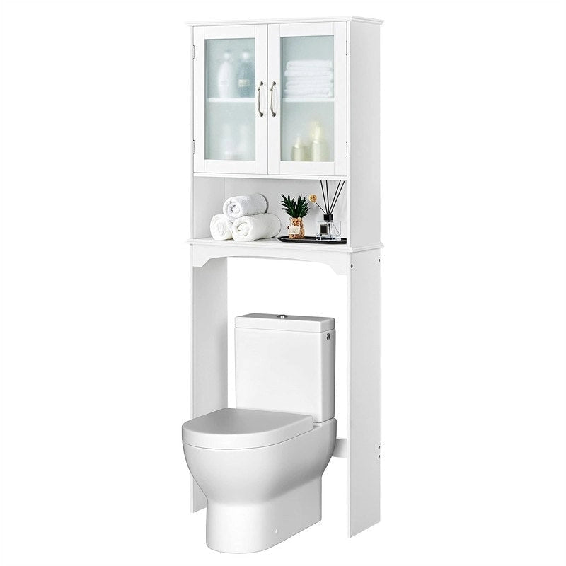 Over-the-Toilet Storage Cabinet - 9D x 25W x 66H
