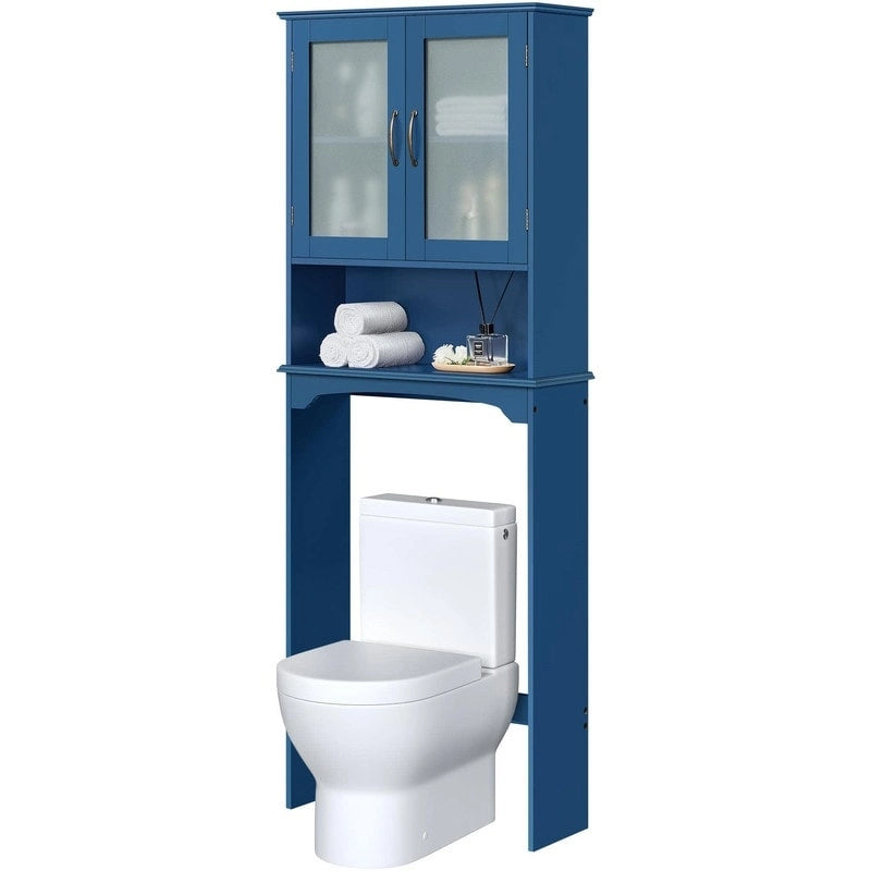 Over-the-Toilet Storage Cabinet - 9D x 25W x 66H