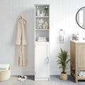 Slim Freestanding Bathroom Linen Tower