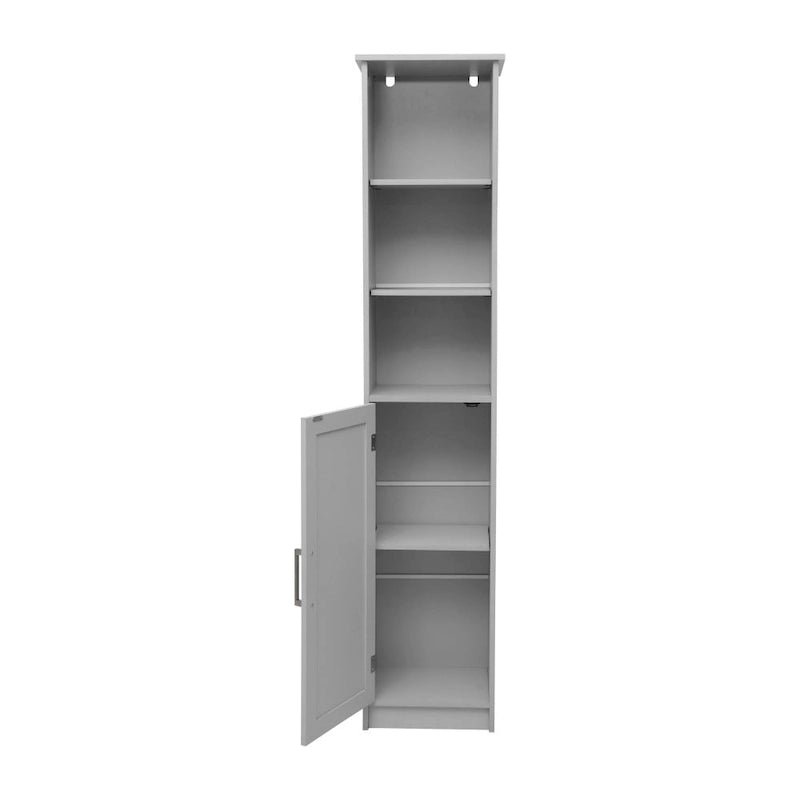 Slim Freestanding Bathroom Linen Tower