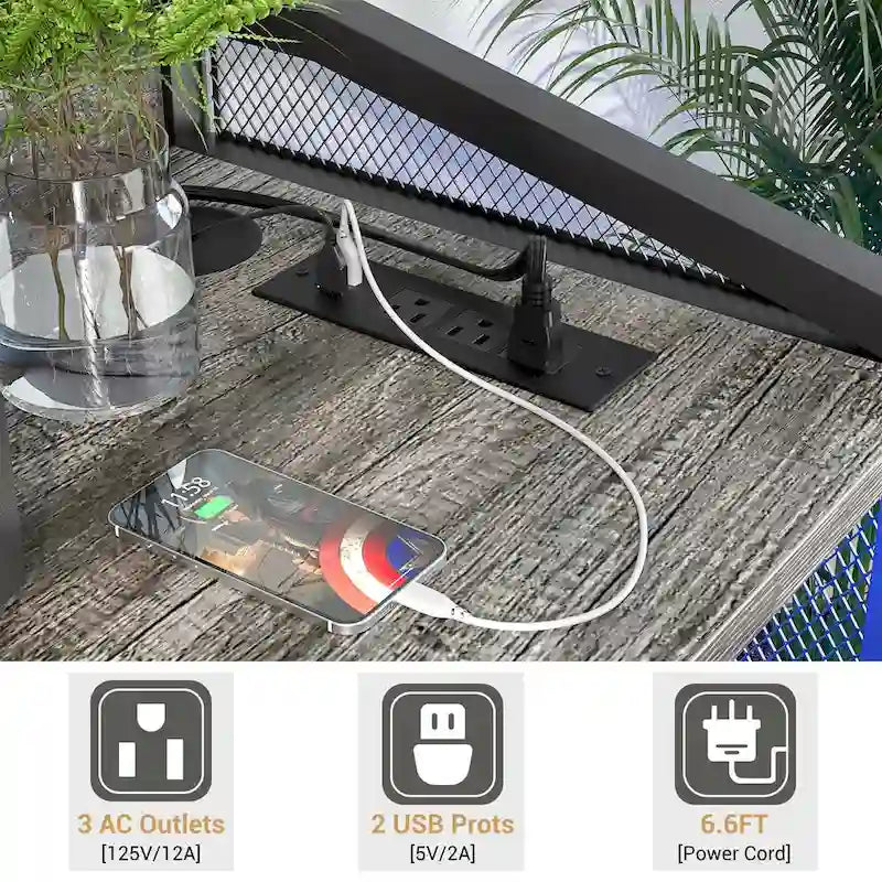 Multipurpose File Cabinet with Charging Station