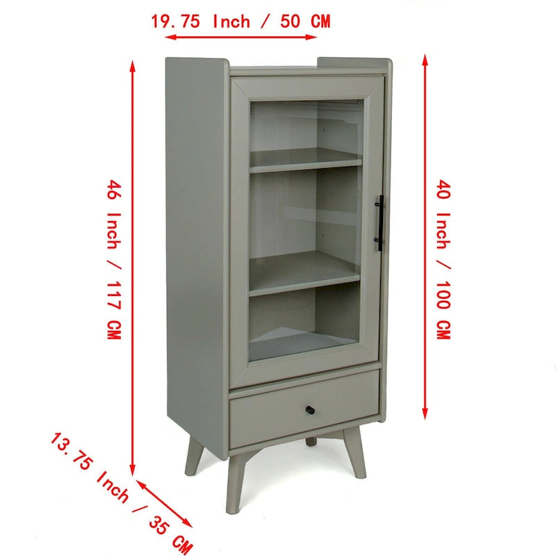 Floor Standing cabinet with Glass Door