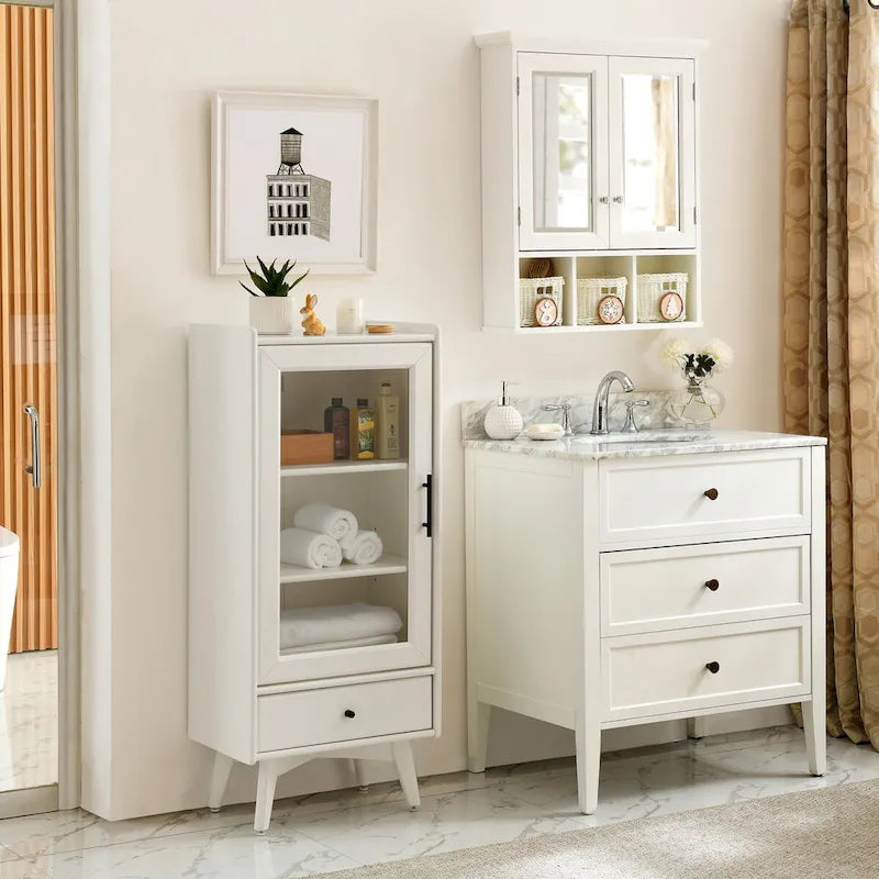 Floor Standing cabinet with Glass Door