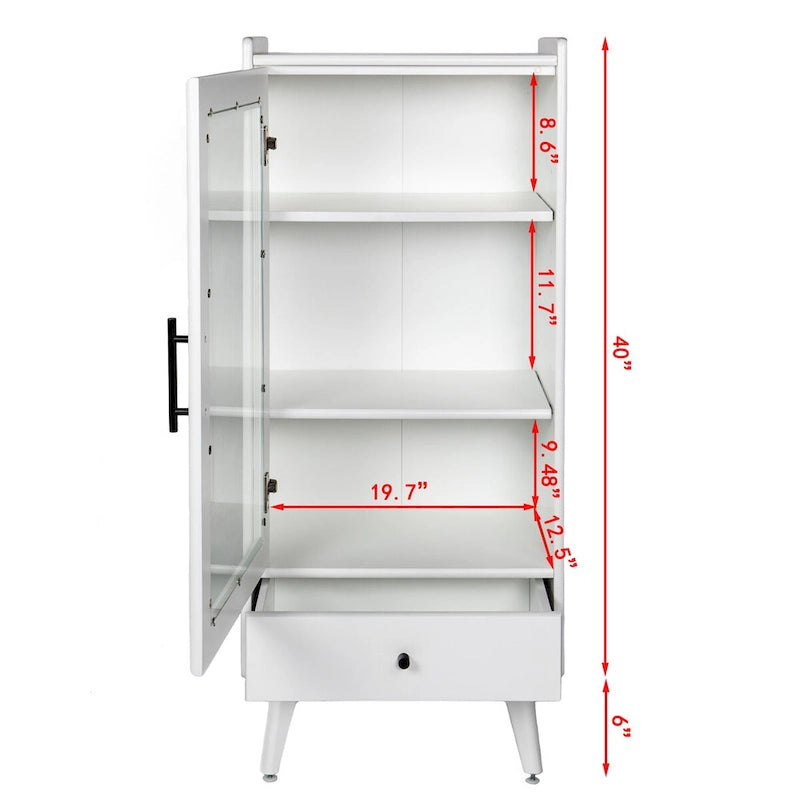 Floor Standing cabinet with Glass Door