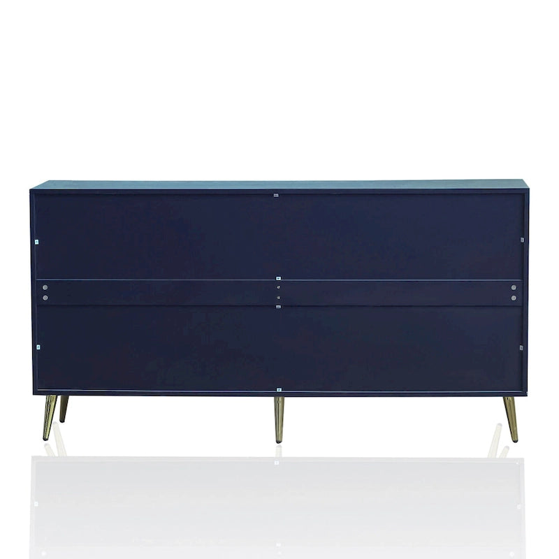 Modern Lacquered 4 Door Wooden Cabinet Sideboard Buffet Server Cabinet Storage Cabinet, for Living Room
